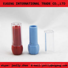clear empty plastic lip balm container
